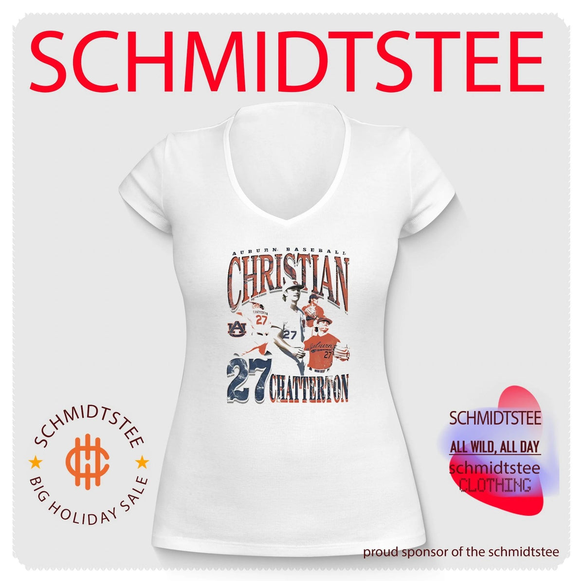 Auburn Tigers Christian Chatterton vintage shirt