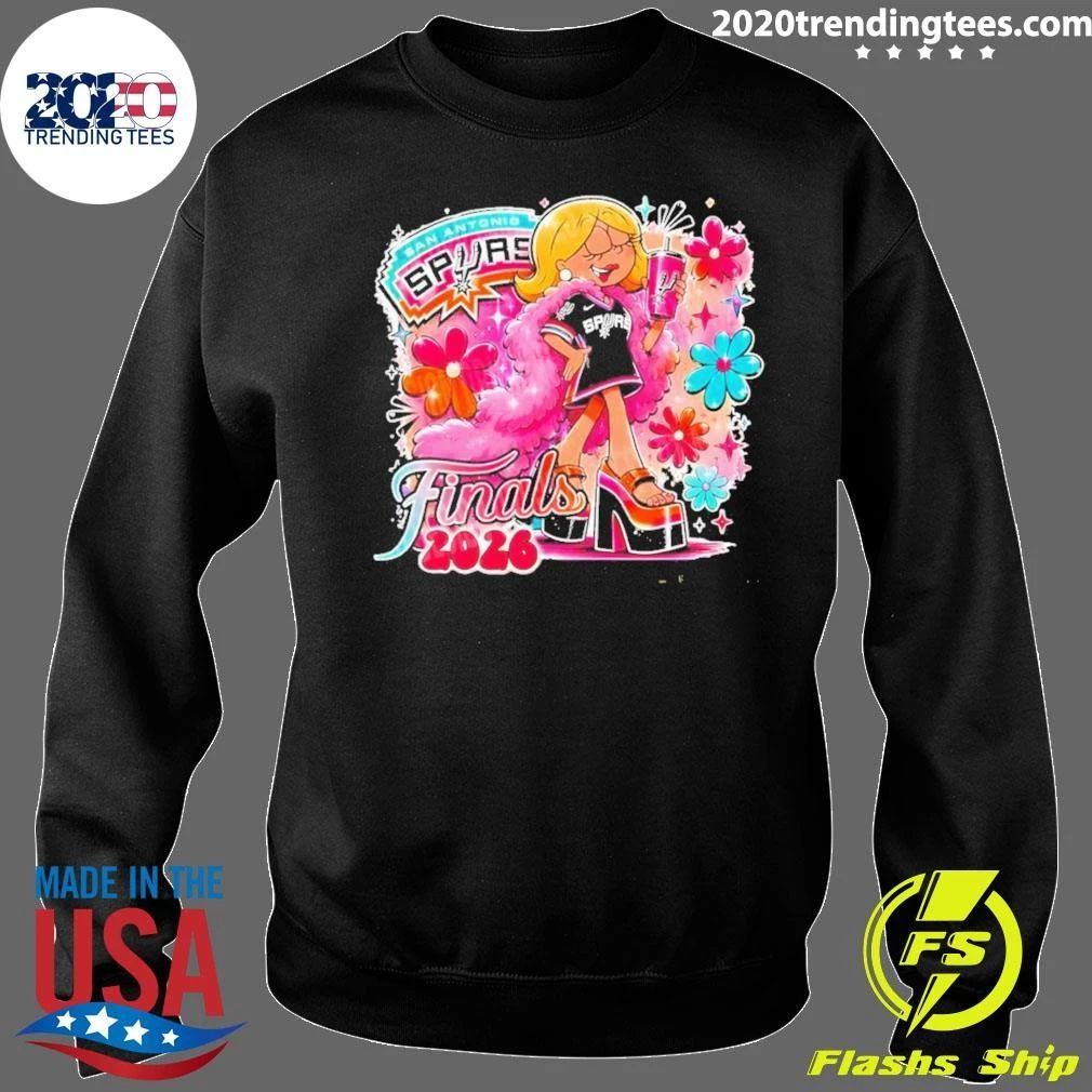 Lizzie Mcguire San Antonio Spurs Basketball Finals 2026 Graffiti Shirt