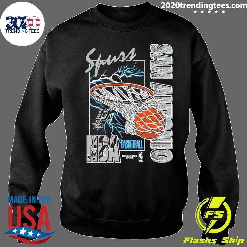 Western Conference Champs San Antonio Spurs Mitchell & Ness Lightning Swish Shirt