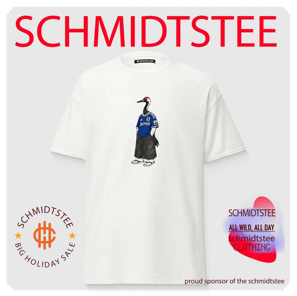 Japan Crane World Cup 2026 mascot shirt