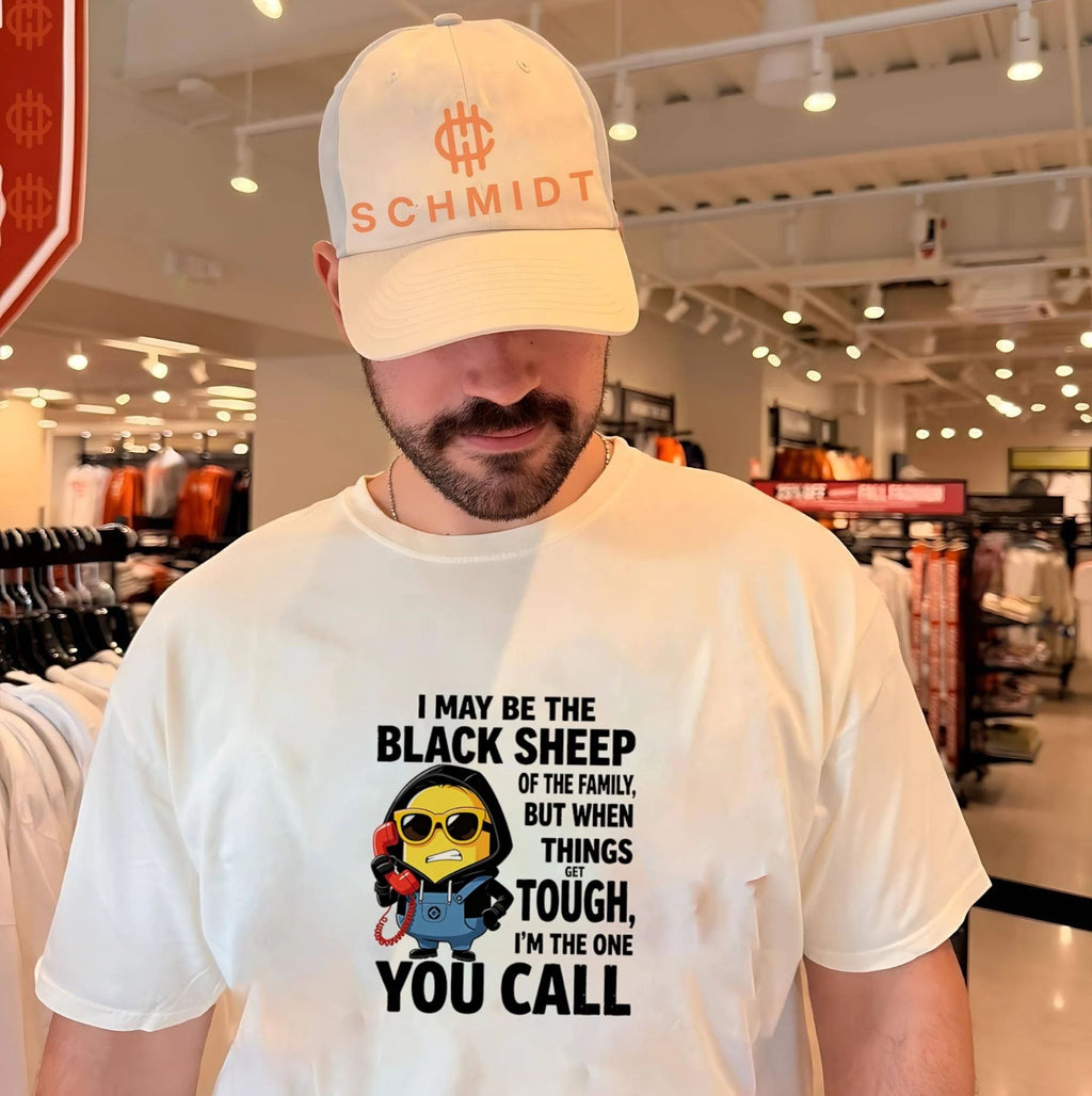 I maybe the black sheep of the family but when things get tough Minion shirt