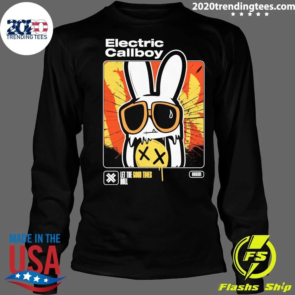 Electric Callboy Let The Good Times Roll New Single Merch Melting Bunny Shirt