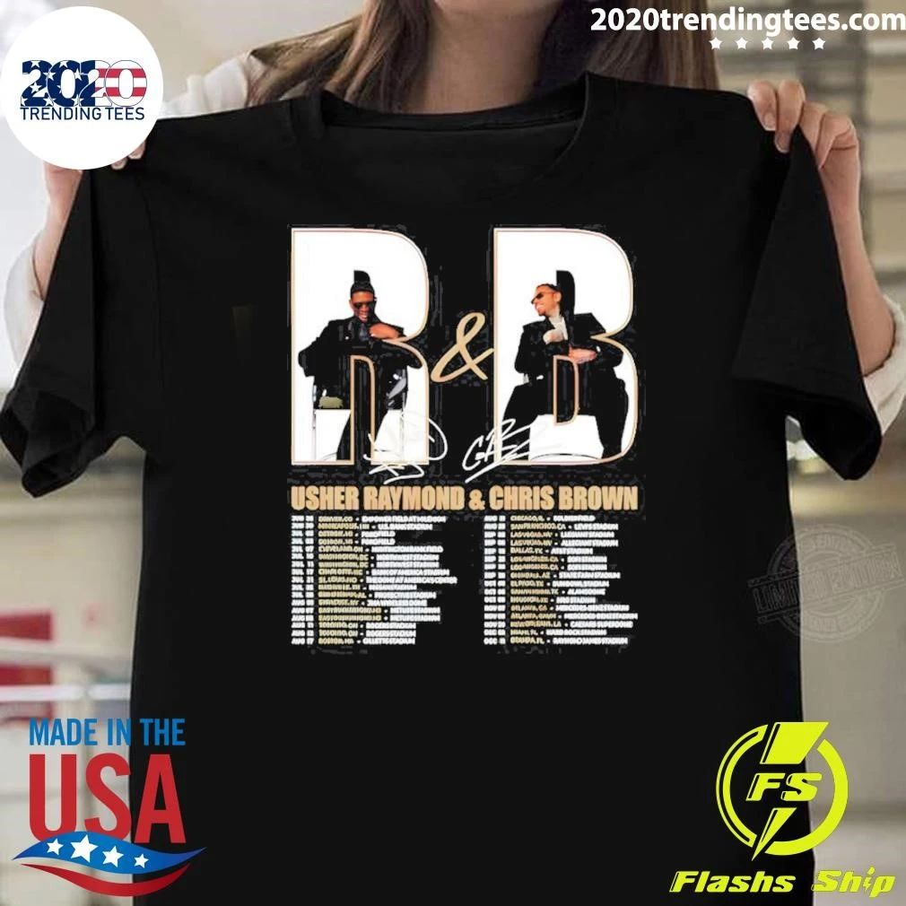 Usher Raymond And Chris Brown Tour R And B Concert Dates Shirt