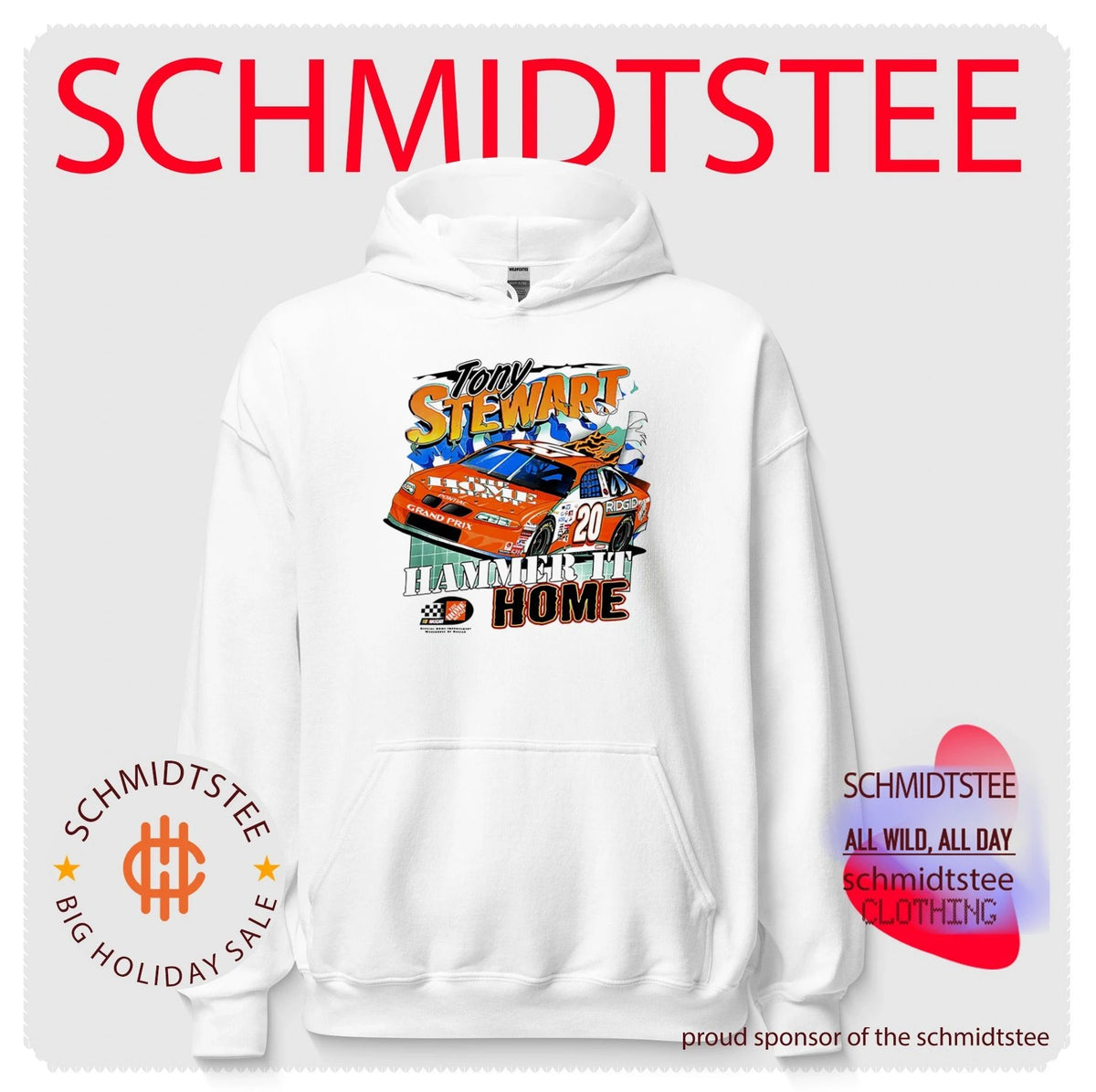 Tony Stewart Joe Gibbs Racing The Home Depot Hammer It Home shirt