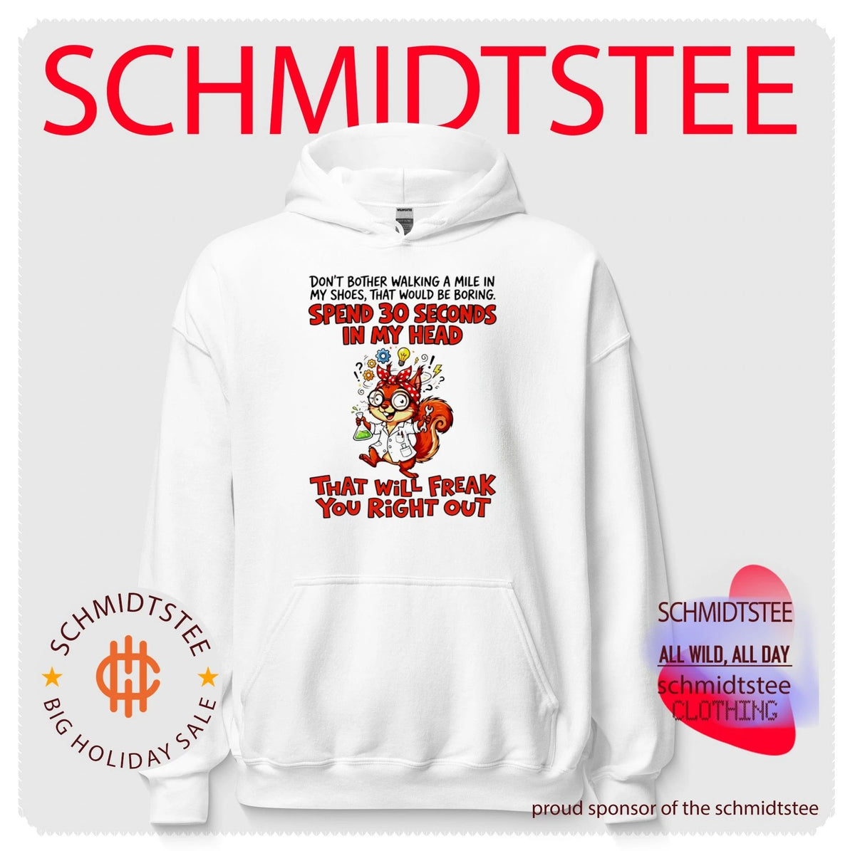 Spend 30 Seconds in My Head Squirrel Scientist shirt