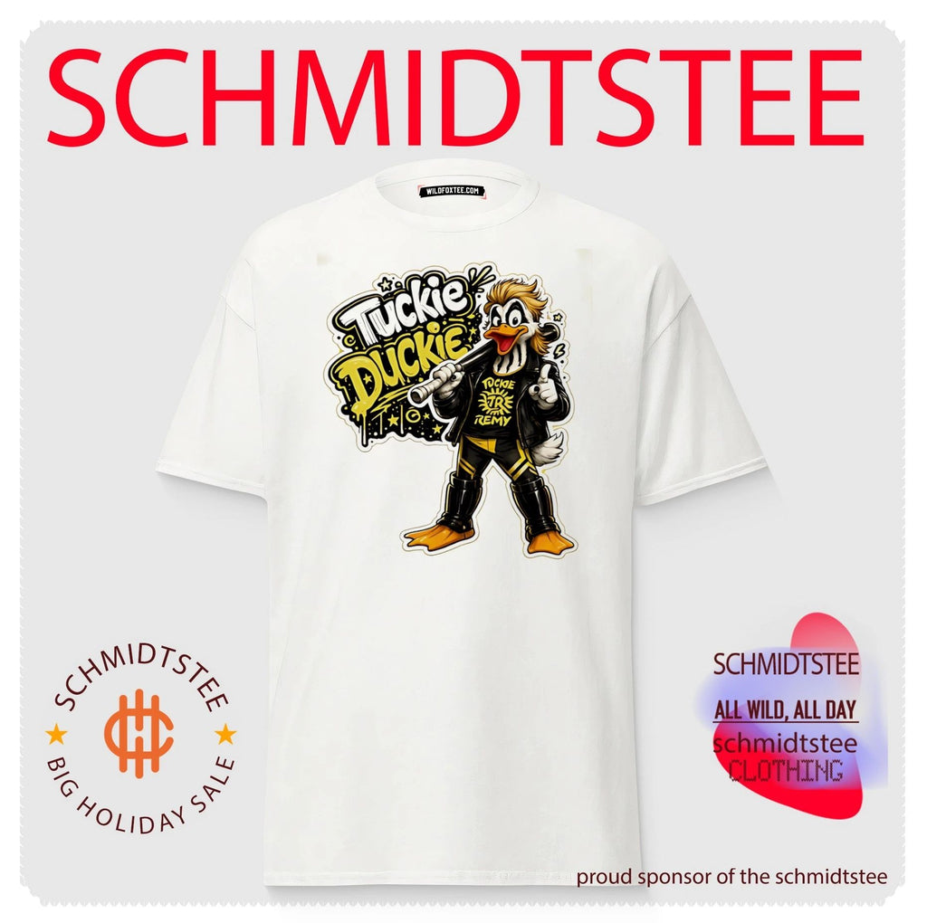 Tuckie Duckie graffiti background shirt