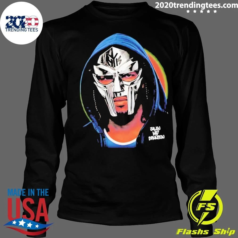 Jalen Brunson Mf Doom Mask Nba Basketball Jalen Mf Brunson Parody Shirt