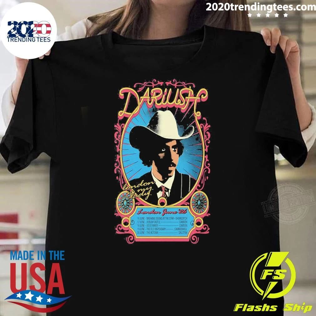 Dariush London June 2026 Tour Shirt