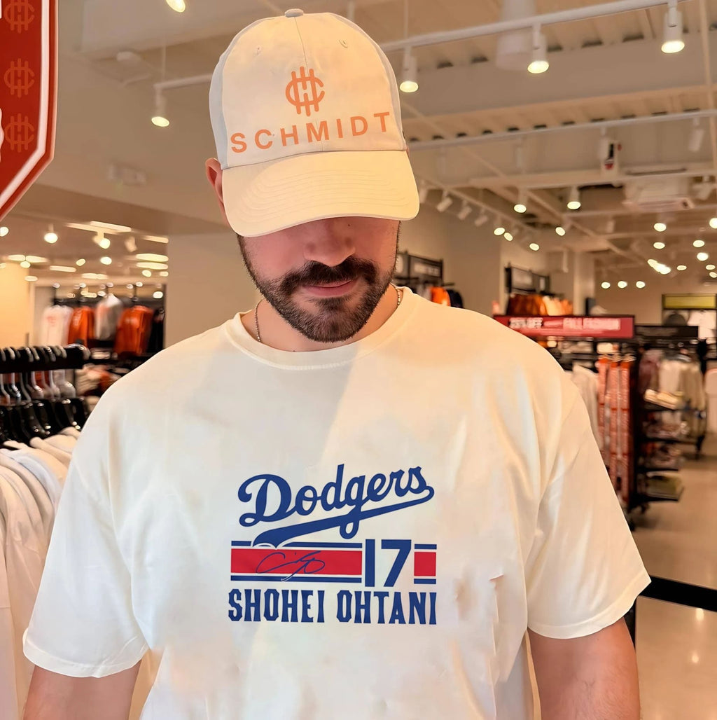 Shohei Ohtani Los Angeles Dodgers Signature Name & Number shirt