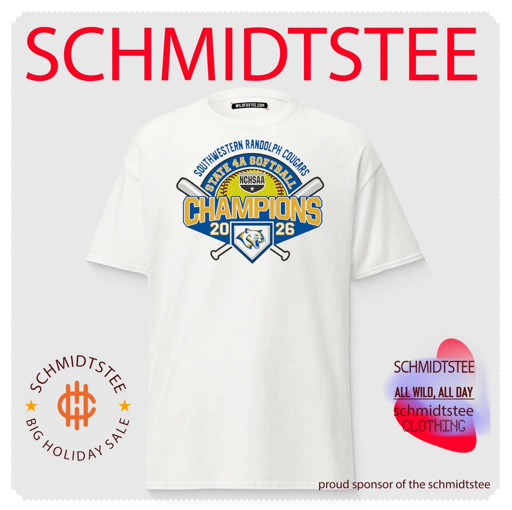 Southwestern Randolph Cougars 2026 NCHSAA State 4A Softball Champions shirt