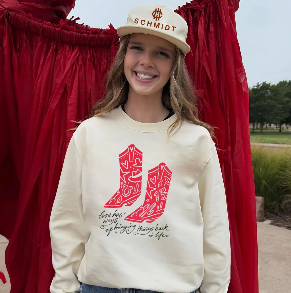 Bringing things back to life boots shirt