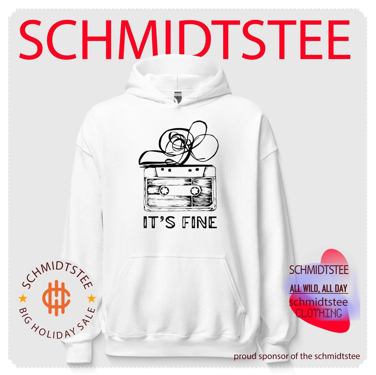 Cassette Tape It’s fine music vintage shirt