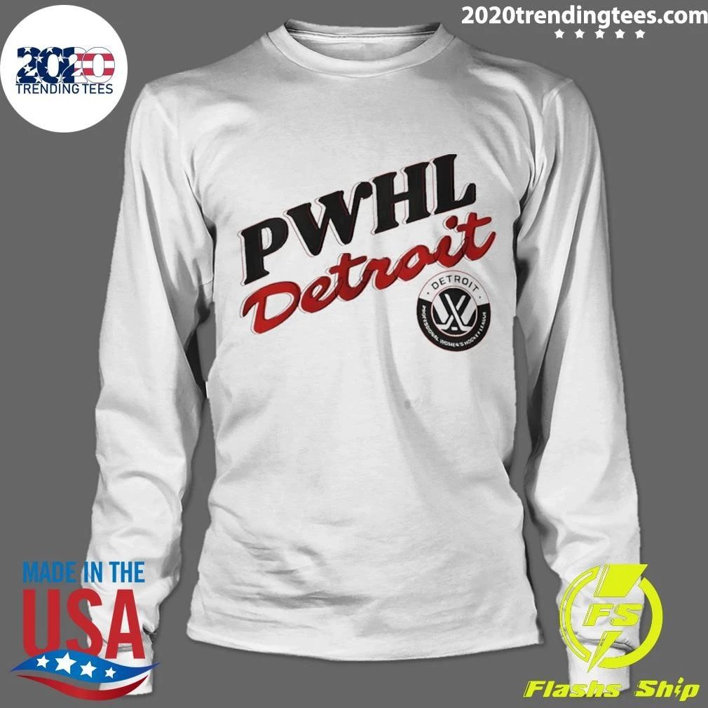 Pwhl Detroit Women’s Hockey Motor City 2026 Logo Shirt