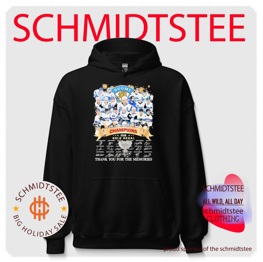 Finland National Men’s Ice Hockey 2026 Gold Medal Champions shirt