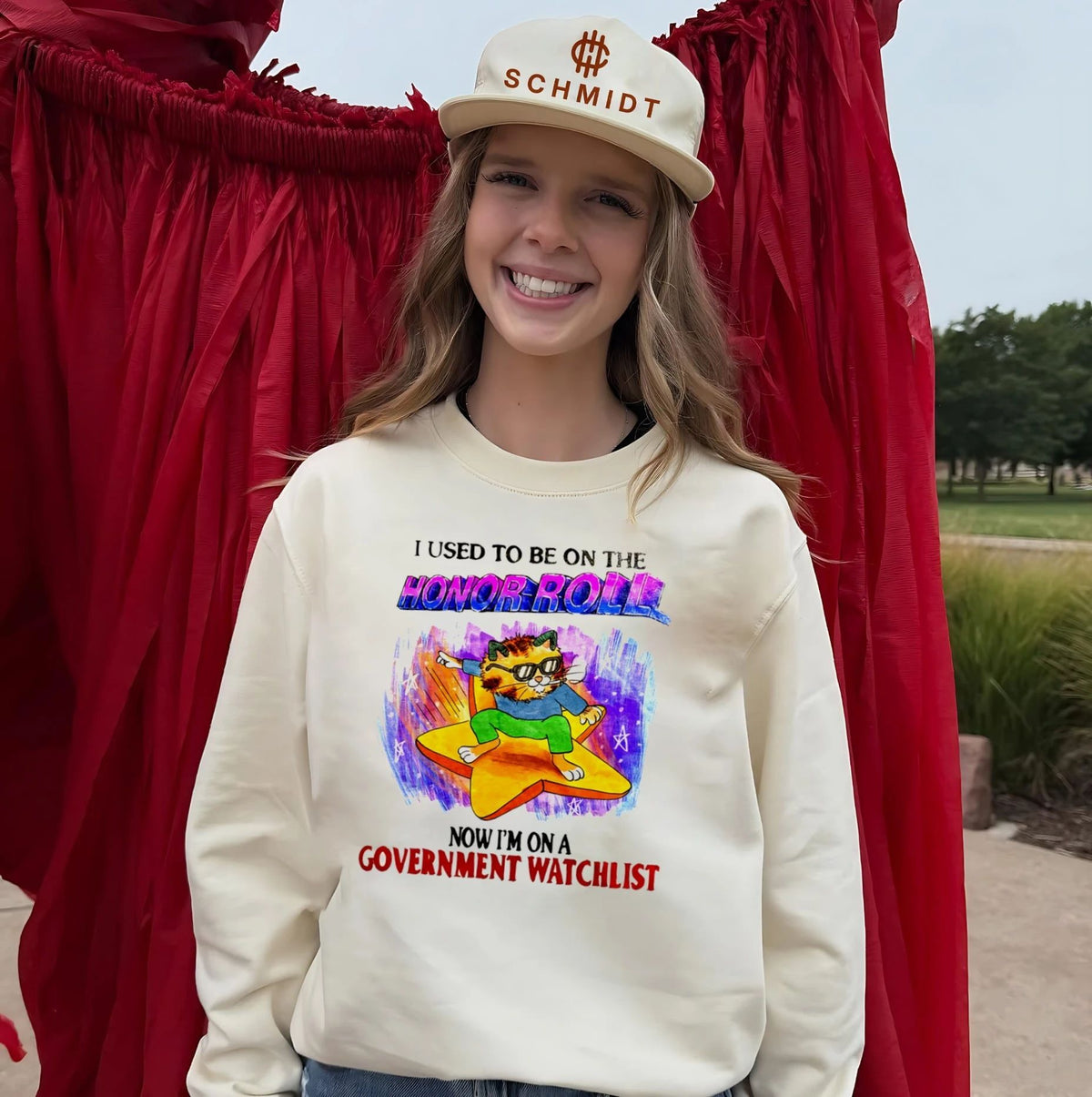 Cat I used to be on the Honor Roll now I’m on a Government Watchlist shirt