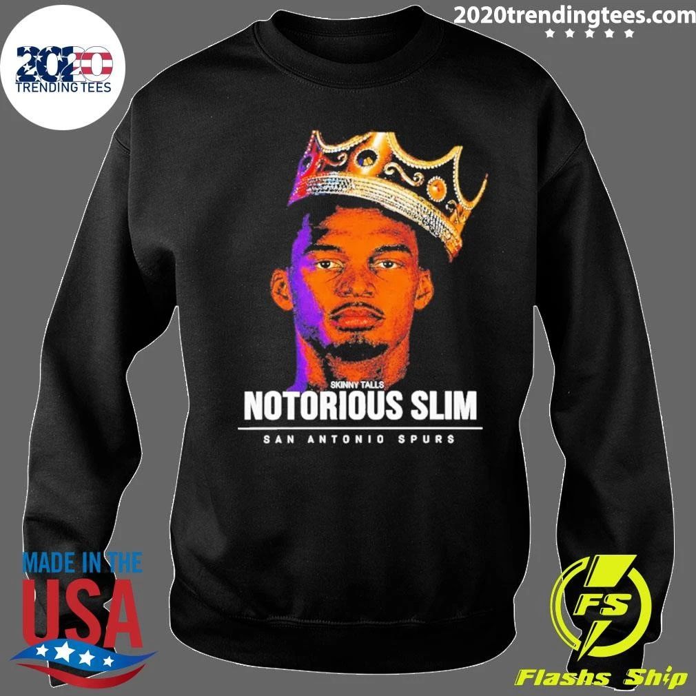 King Victor Wembanyama Basketball Star Skinny Talls Notorious Slim San Antonio Spurs Shirt