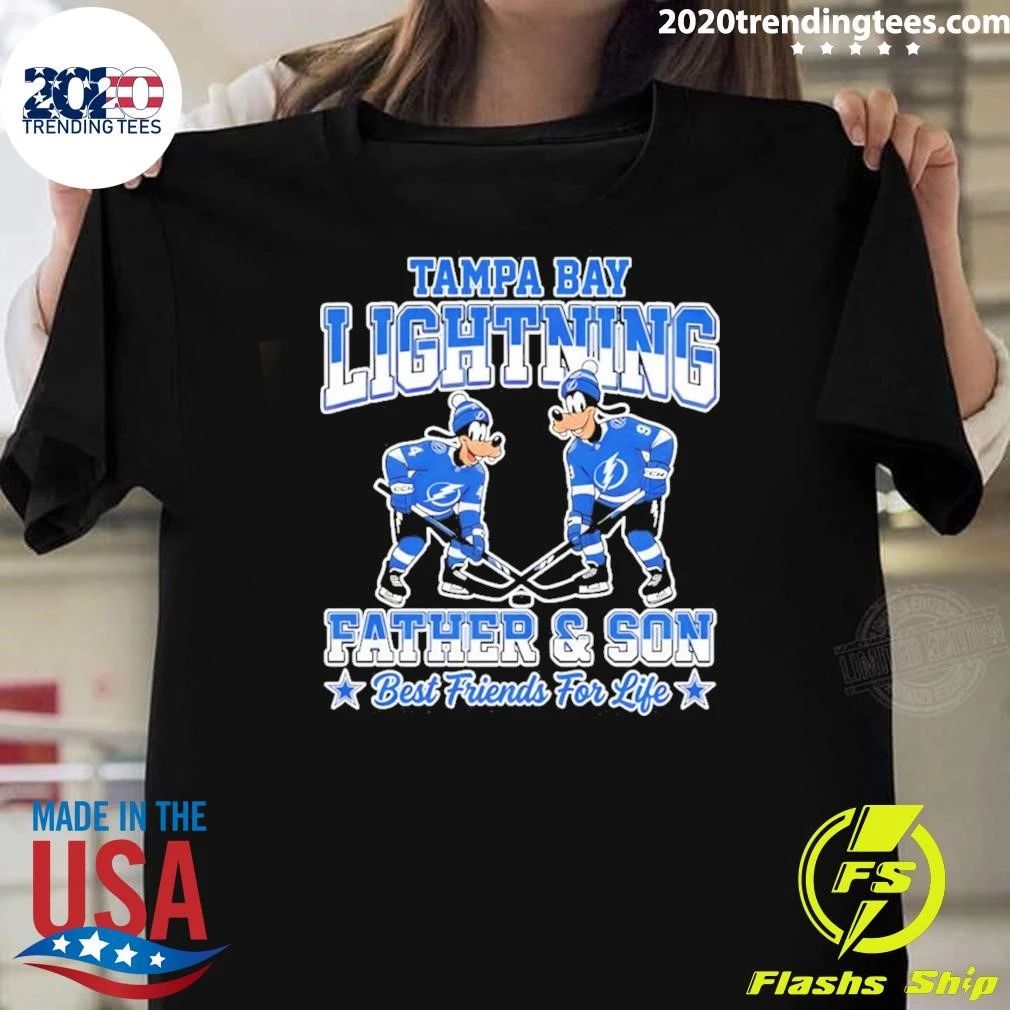 Tampa Bay Lightning Father And Son Best Friends For Life Shirt