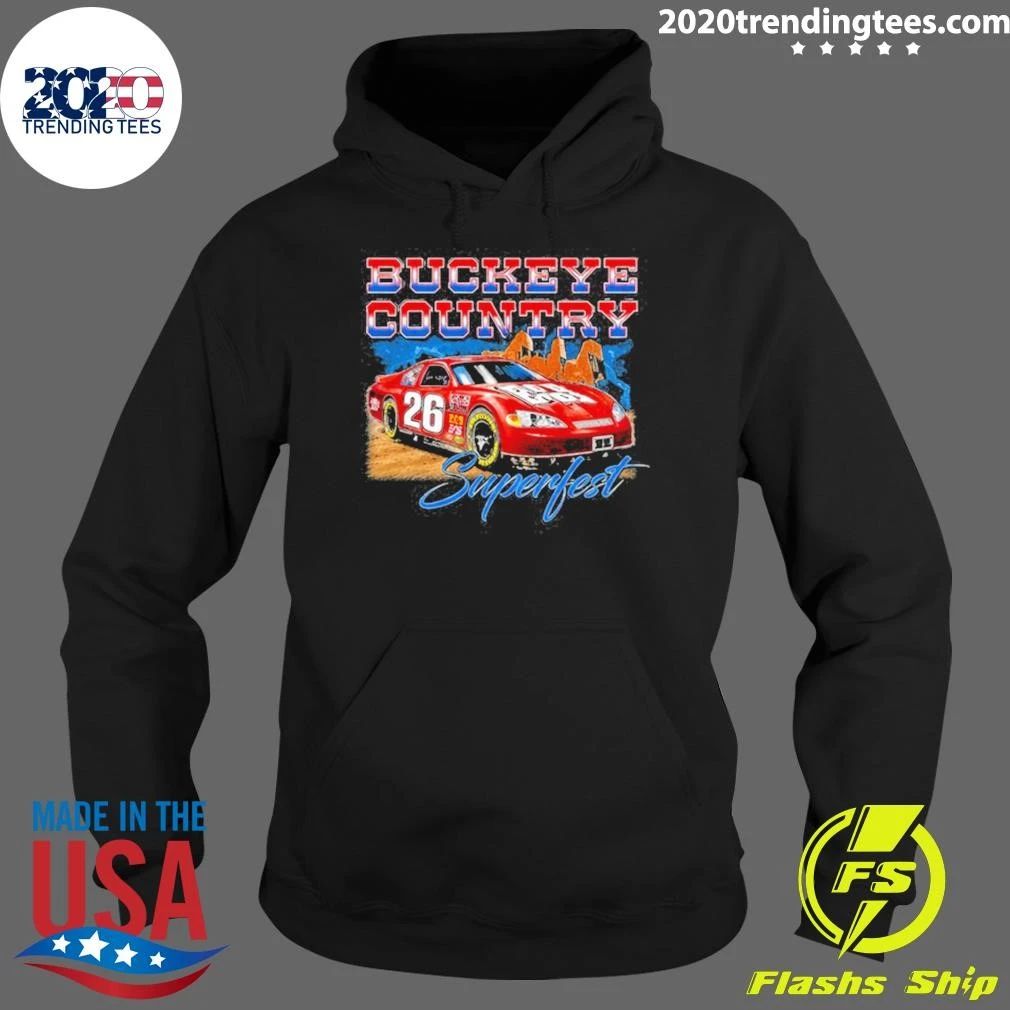 Buckeye Country Superfest 2026 Racing Car Shirt