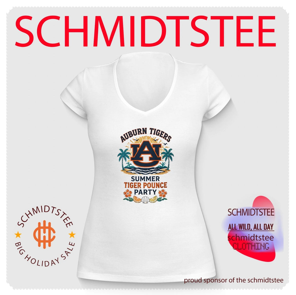 Auburn Tigers Summer Tiger Pounce Party shirt