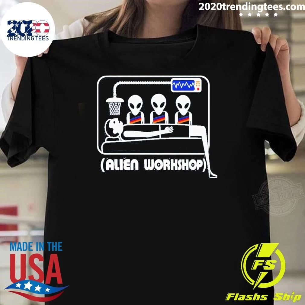 Spurs Basketball Players Performing Surgery Alien Workshop Shirt