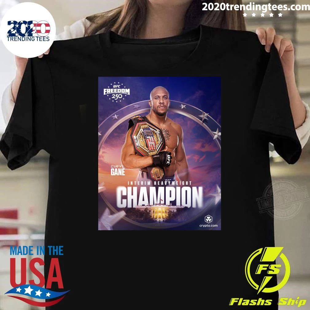 Ciryl Gane Defeats Alex Pereira By Tko To Become The Interim Heavyweight Champ Shirt