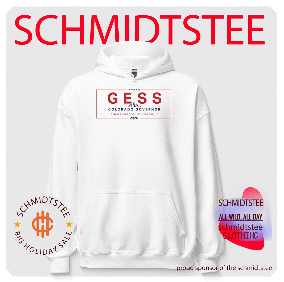 Stevan Gess for Colorado Governor 2026 Political Campaign shirt