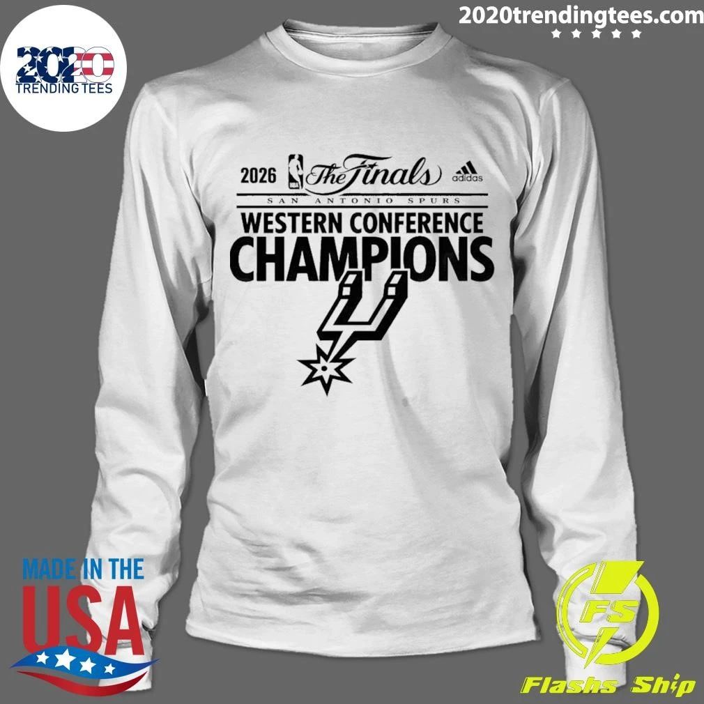 2026 San Antonio Spurs Western Conference Champions white Shirt