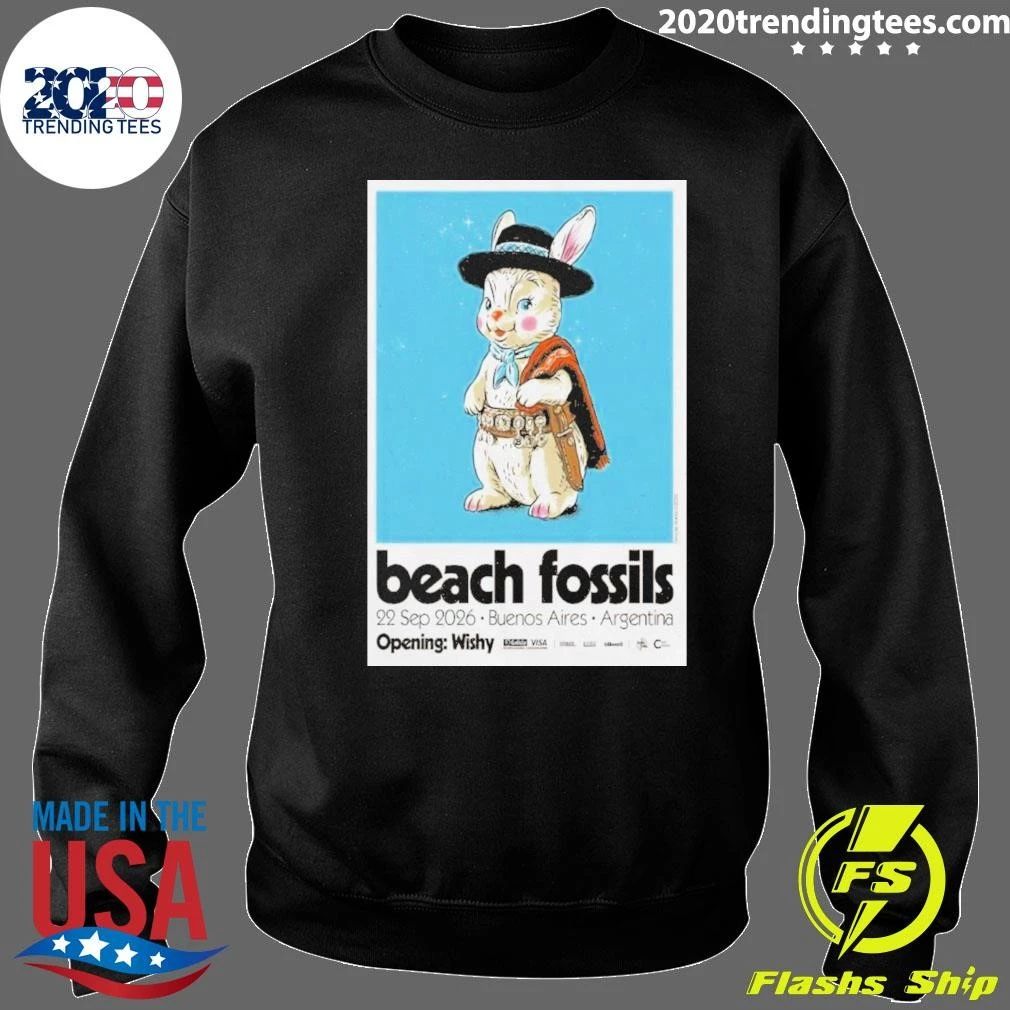 Beach Fossils 22 September 2026 Buenos Aires Argentina Opening Wishy Shirt