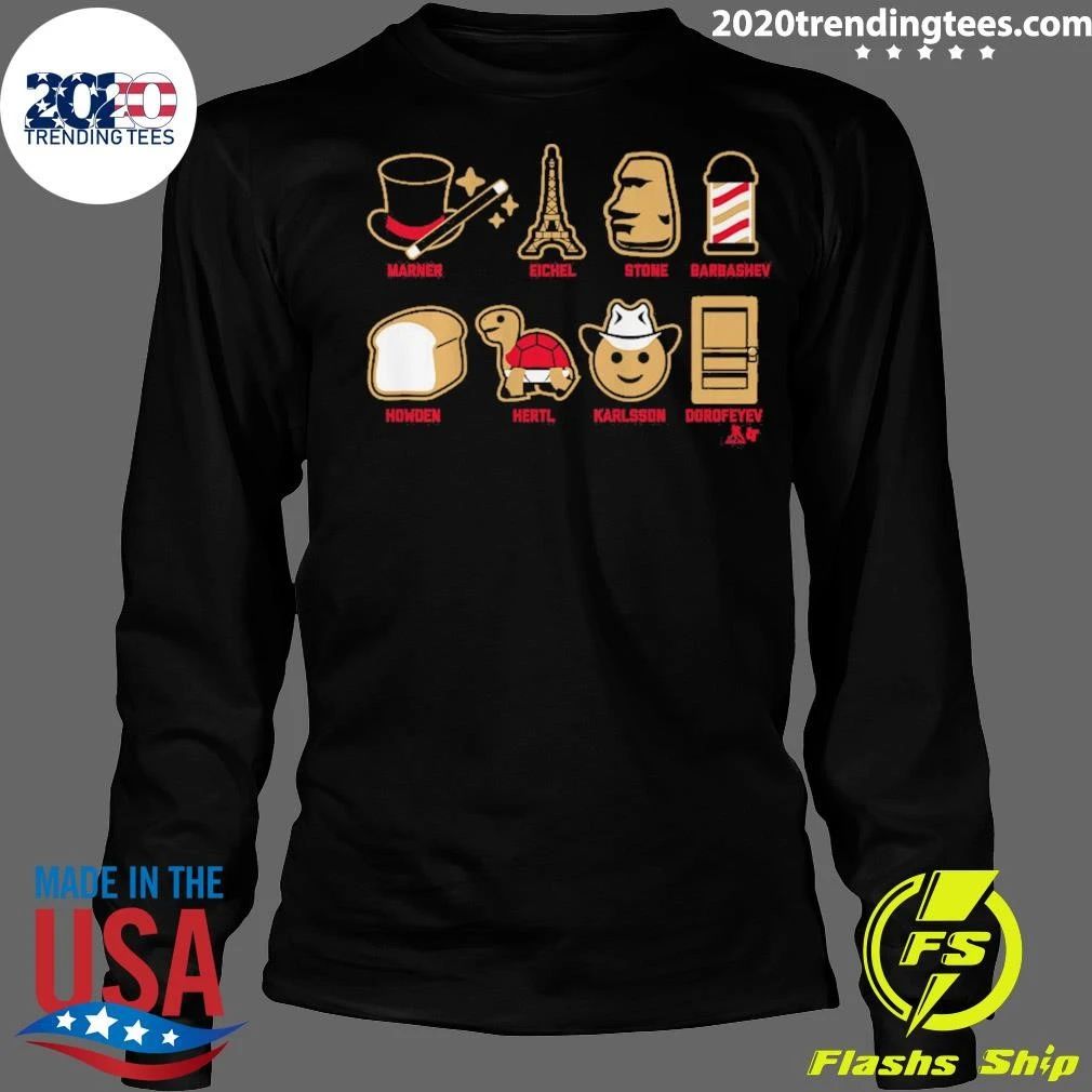 Vegas Hockey Emoji Stars 2026 Tee Shirt