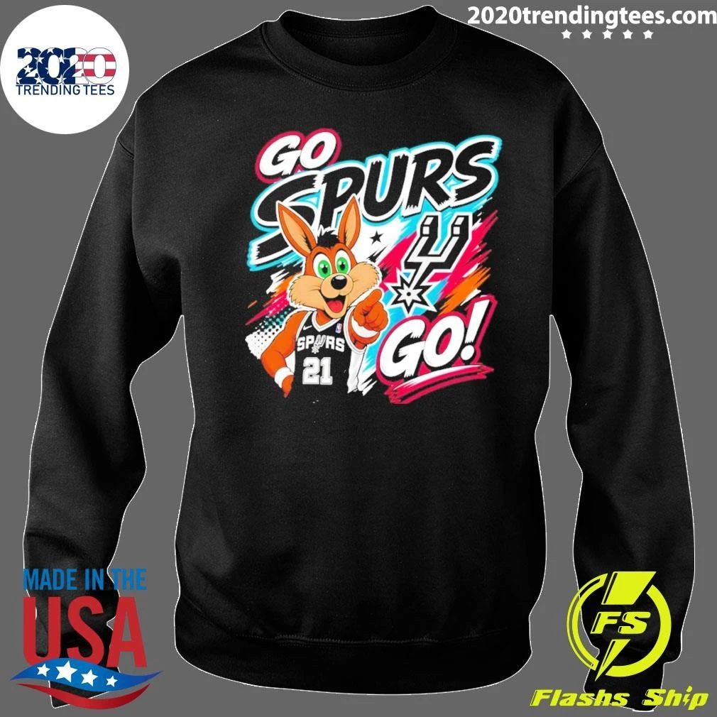 Go Spurs Go San Antonio Spurs Mascot Coyote Basketball 2026 Vintage Shirt