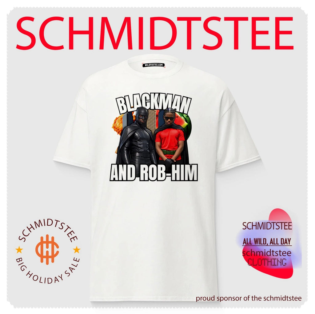 Blackman and rob-him 9.11 graphic shirt