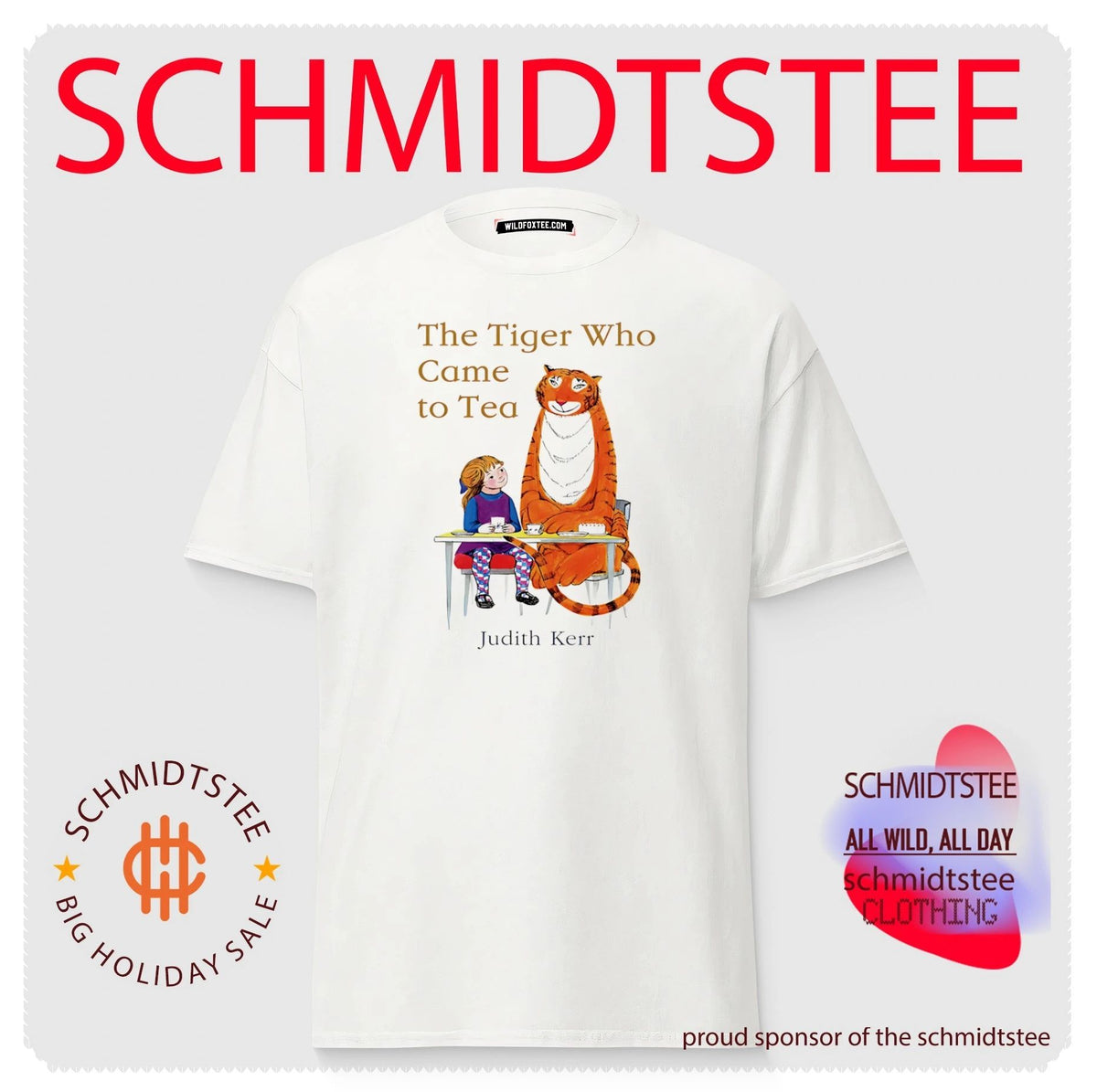 The Tiger Who Came To Tea Judith Kerr shirt