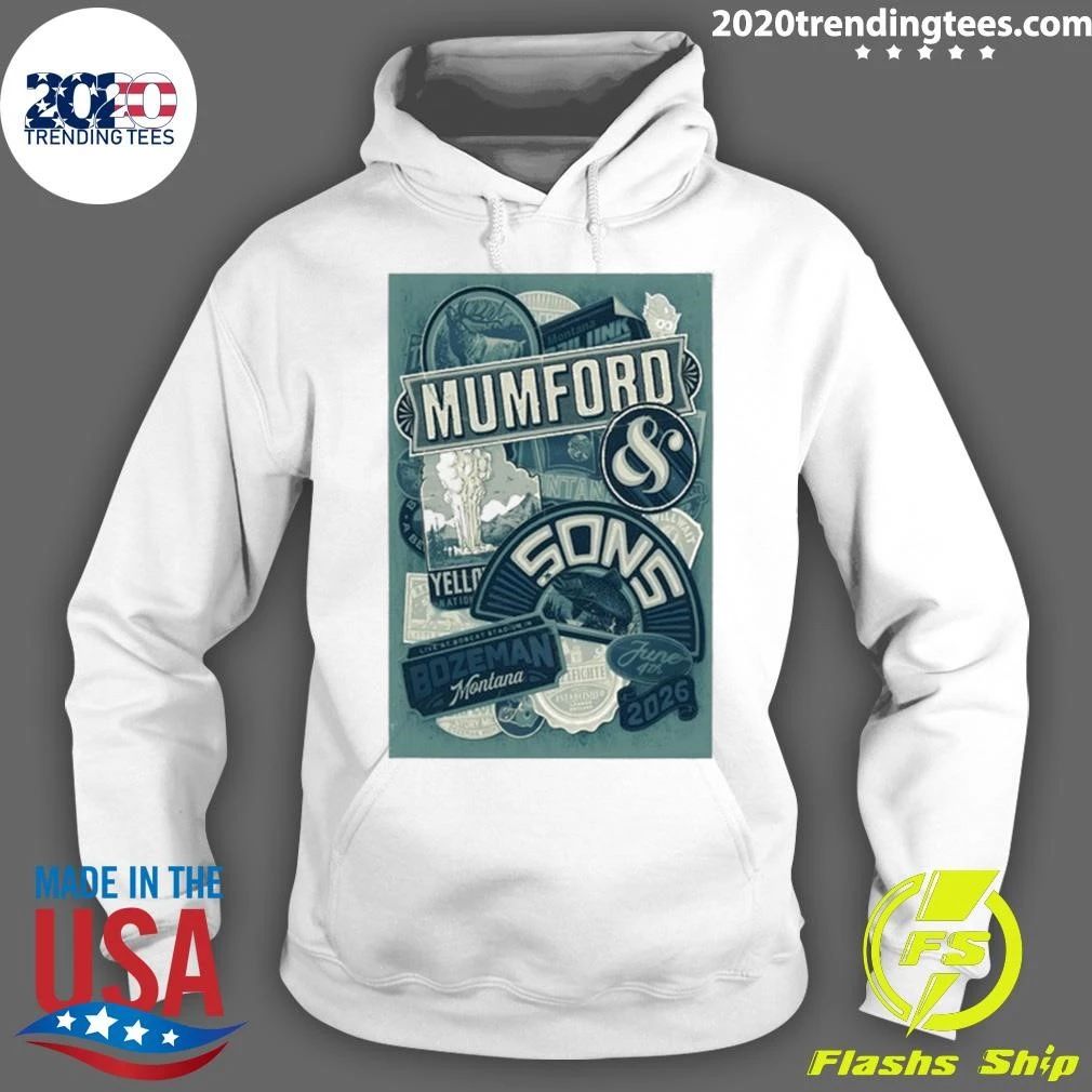 Mumford And Sons Bobcat Stadium in Bozeman MT June 4 2026 Tee Shirt