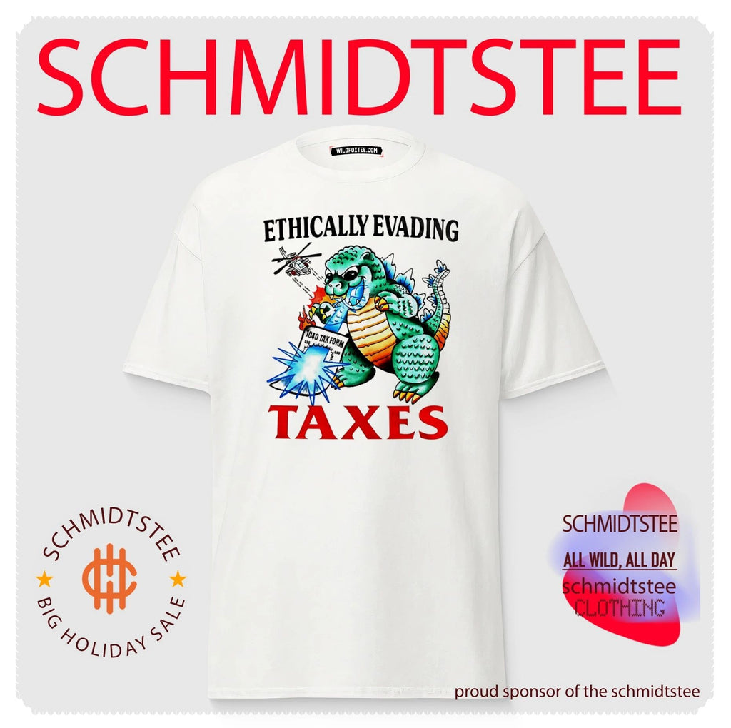 Ethically Evading Taxes Godzilla 1040 Tax Form shirt