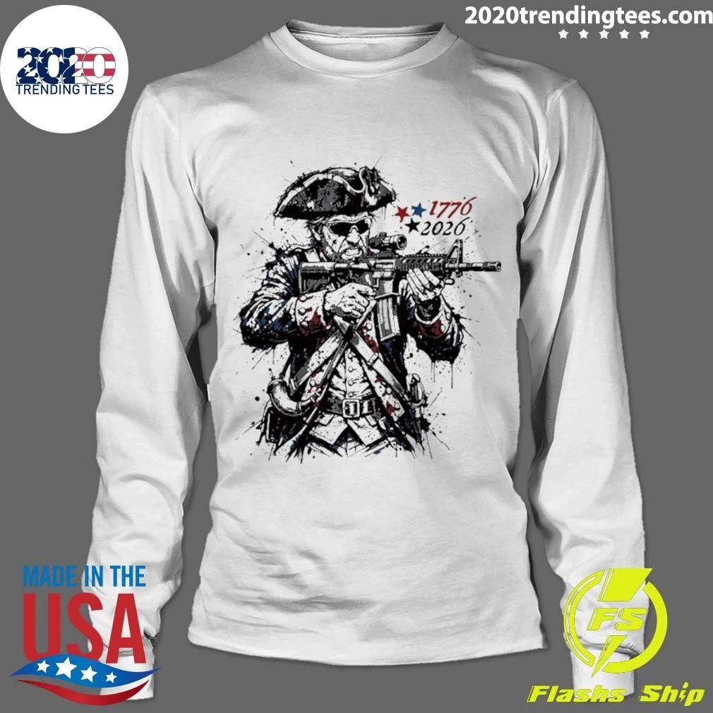 Revolutionary Splatter America 250 King George Huge 1776-2026 Shirt
