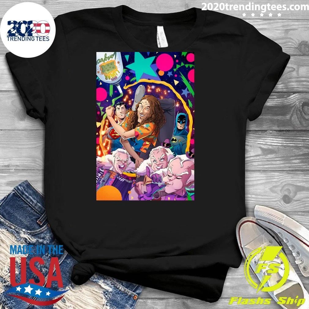 Weird Al Yankovic Galactic Dance Party Comic Graphic Shirt
