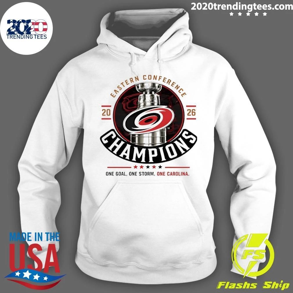 Carolina Hurricanes Stanley Cup Eastern Conference 2026 Champions One Goal Shirt