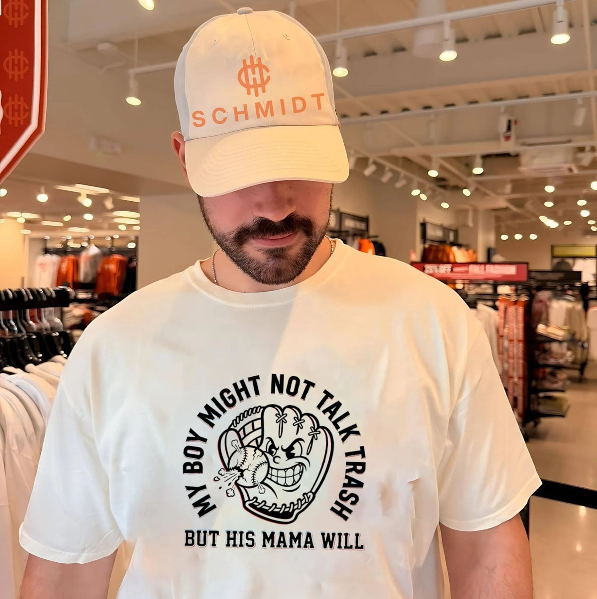 My boy might not talk trash but his mama will shirt