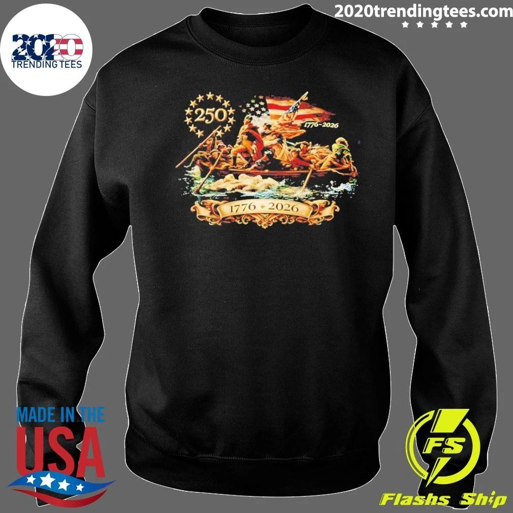 George Washington Crossing The Delaware 250th Independence Day 1776 2026 Shirt