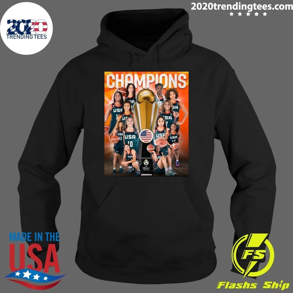 USA U18 Women’s Basketball 2026 FIBA AmeriCup Champions Shirt
