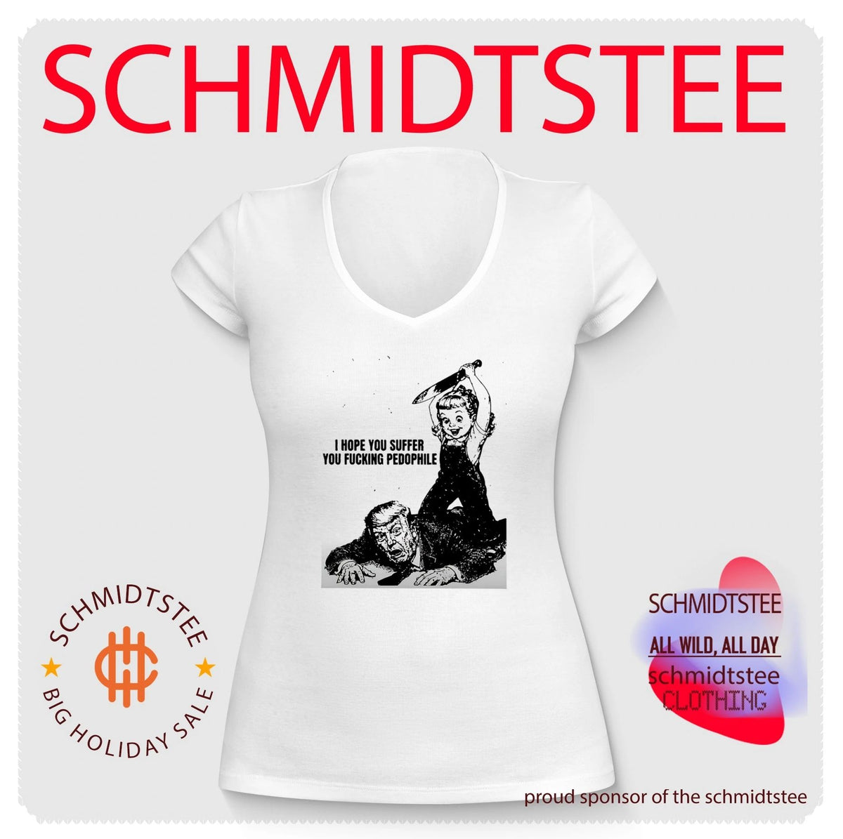 Donald Trump I hope you suffer you fucking pedophile shirt