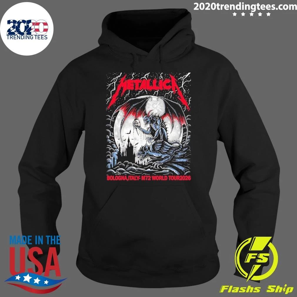 Metallica Keith Stanley Gargoyle Bologna 2026 Shirt