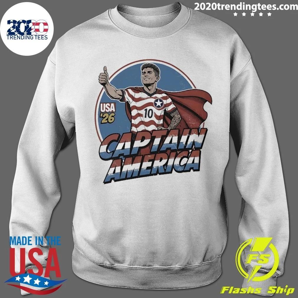 Christian Pulisic Captain America Usa ’26 Shirt