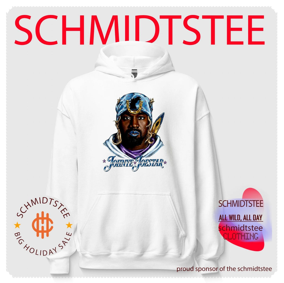 JohnYe Joestar Kanye West JoJo’s Bizarre Adventure Mashup shirt