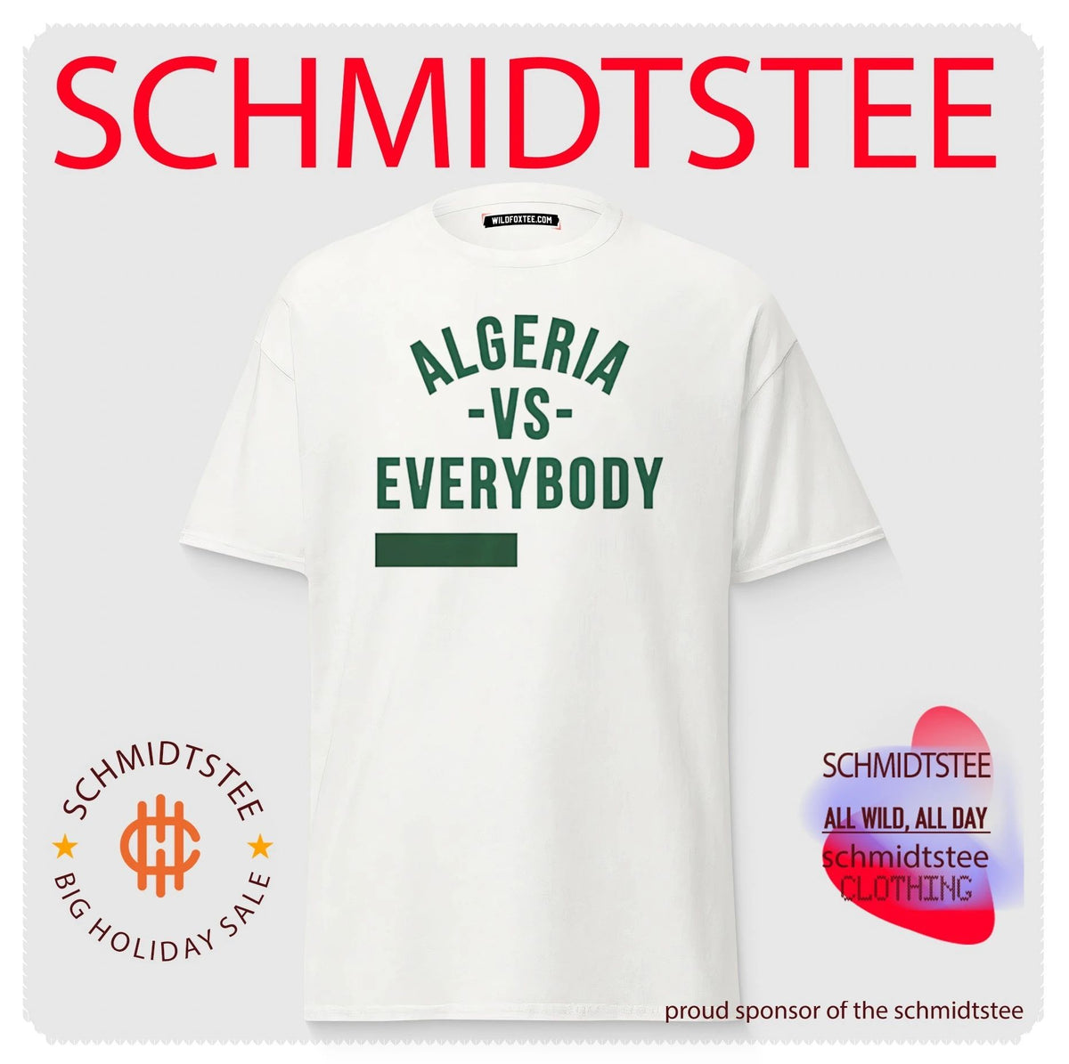 Algeria vs Everybody Algerian Pride Nationalism shirt