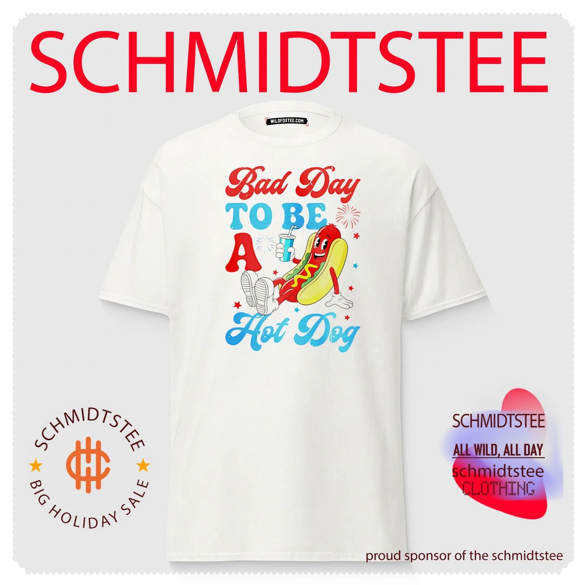 Bad day to be a hot dog shirt