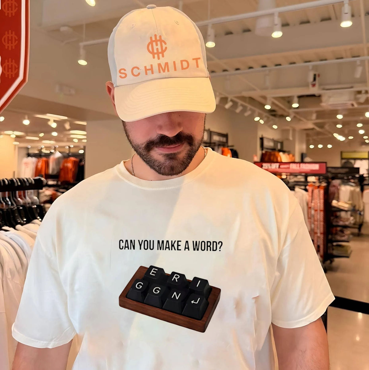 Can you make a word graphic shirt