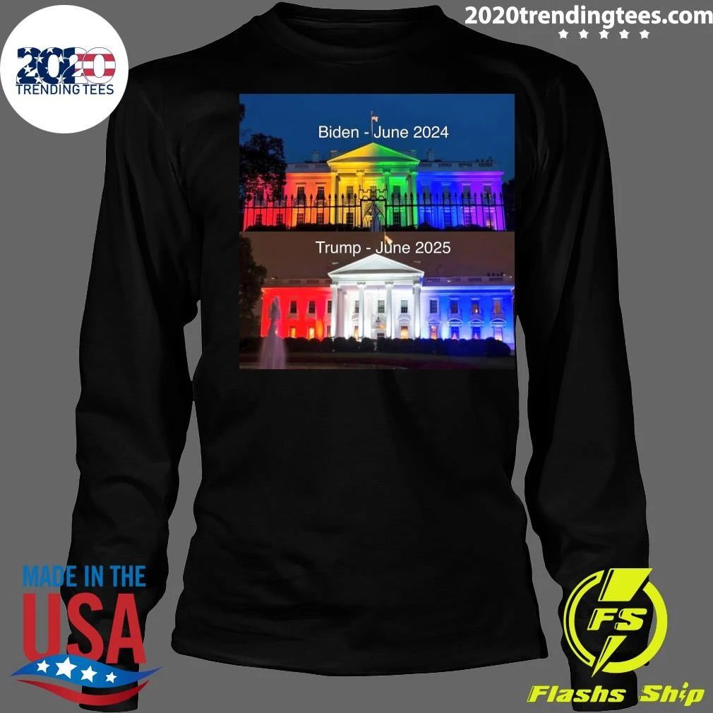 Biden June 2024 Trump June 2025 Shirt