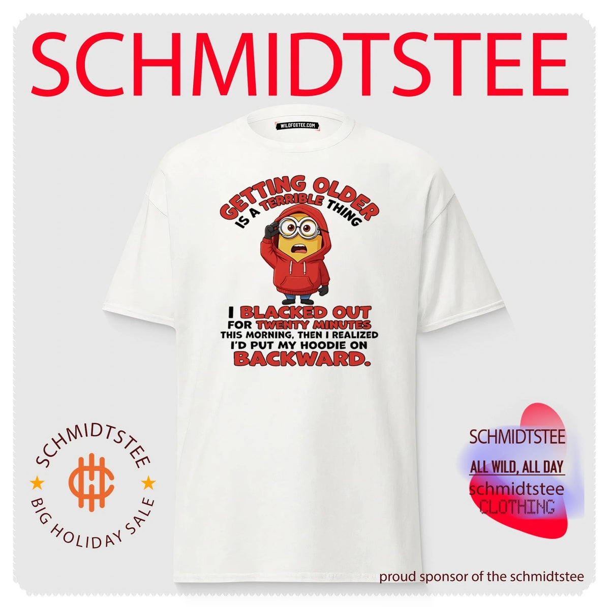 Getting older is a terrible thing I blacked out for twenty minutes Minion shirt