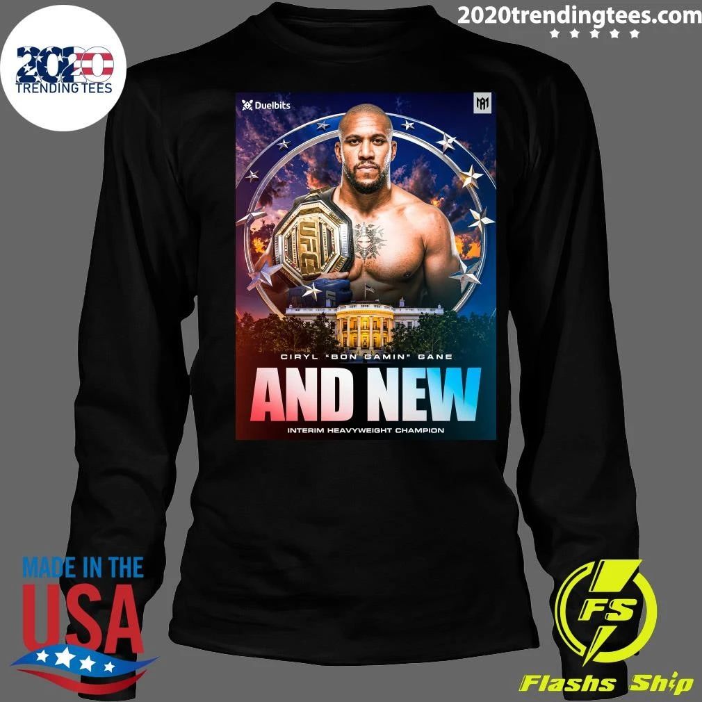 Ciryl Gane Just Shocked The World, Round 2 Knockout Over Alex Pereira and The Heavyweight Division Has Officially Been Flipped Upside Down At UFC Freedom 250 Shirt
